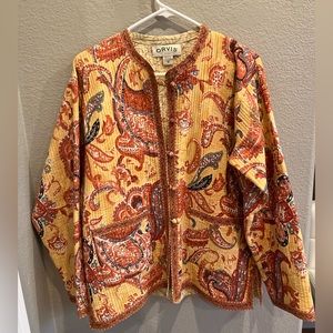 Women’s Sherpa style Jacket with strap buttons.